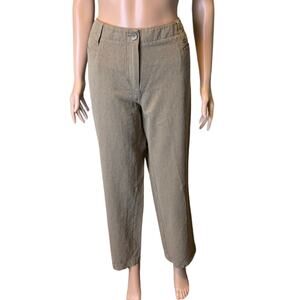 J. Jill Cotton Wool Blend Pants Size 14 Preppy Mature Business Career